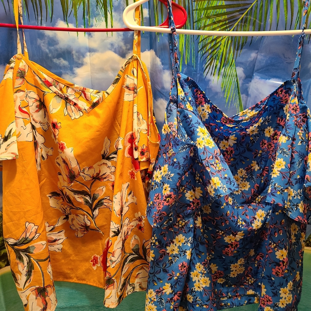 Plus Cold Shoulder Tops